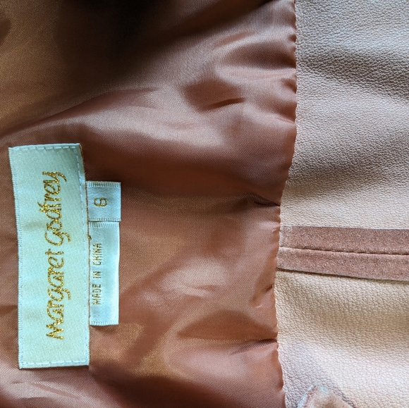 Margaret Godfrey leather suede jacket - Picture 3 of 11